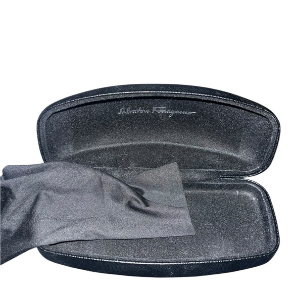 Salvatore Ferragamo Black Glasses Case - Picture 3 of 4